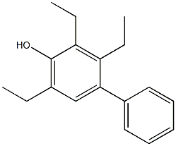 2,3,6-Triethyl-4-phenylphenol 구조식 이미지