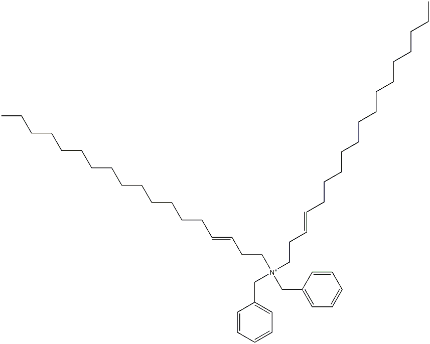 Di(3-octadecenyl)dibenzylaminium 구조식 이미지
