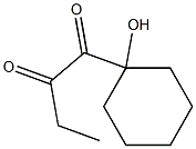 1-(1-Hydroxycyclohexyl)butane-1,2-dione 구조식 이미지