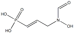 N-(3-Phosphono-2-propenyl)-N-formylhydroxylamine 구조식 이미지