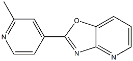 2-(2-Methylpyridin-4-yl)oxazolo[4,5-b]pyridine Structure