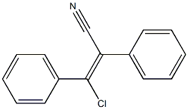 2,3-Diphenyl-3-chloropropenenitrile Structure