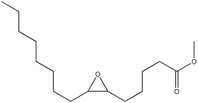 6,7-Epoxypentadecanoic acid methyl ester 구조식 이미지