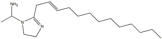 1-(1-Aminoethyl)-2-(2-tridecenyl)-2-imidazoline Structure