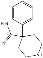 4-Phenyl-4-piperidinecarboxamide Structure
