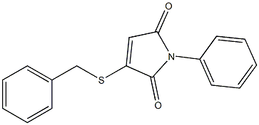 3-Benzylthio-1-phenyl-1H-pyrrole-2,5-dione Structure