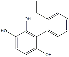 3-(2-Ethylphenyl)benzene-1,2,4-triol 구조식 이미지