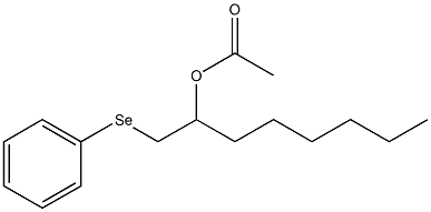 1-(Phenylseleno)-2-acetoxyoctane 구조식 이미지