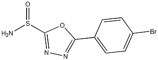 N-(2-(4-Bromophenyl)-1,3,4-oxadiazol-5-yl)sulfinylamine 구조식 이미지