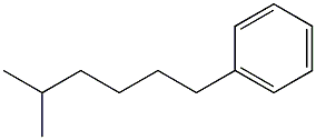 5-Methylhexylbenzene Structure