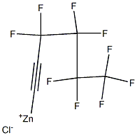 Nonafluoro-1-hexynylzinc chloride 구조식 이미지