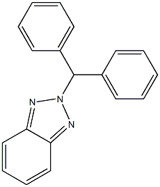 2-(Diphenylmethyl)-2H-benzotriazole Structure