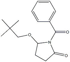 5-(Neopentyloxy)-1-[benzoyl]pyrrolidin-2-one 구조식 이미지