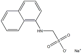 (1-Naphtyl)aminomethanesulfonic acid sodium salt Structure