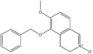 5-Benzyloxy-6-methoxy-3,4-dihydroisoquinoline 2-oxide 구조식 이미지