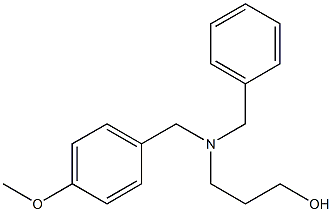 3-[(4-Methoxybenzyl)(benzyl)amino]-1-propanol 구조식 이미지