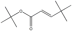 (E)-4,4-Dimethyl-2-pentenoic acid tert-butyl ester Structure