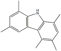1,3,4,6,8-Pentamethyl-9H-carbazole Structure