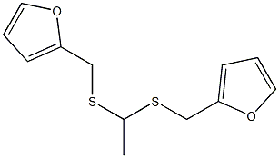 Acetaldehyde difurfuryl mercaptal Structure