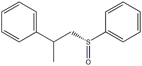 Phenyl[(R)-2-phenylpropyl] sulfoxide Structure