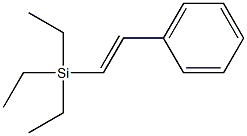 trans-Styryltriethylsilane 구조식 이미지