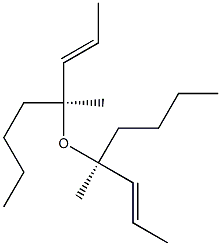 (-)-Butyl[(E,S)-1-methyl-2-butenyl] ether Structure