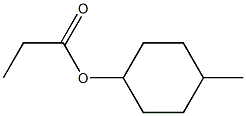 Propionic acid 4-methylcyclohexyl ester Structure