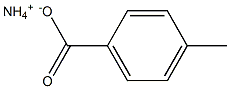 p-Toluic acid ammonium salt Structure