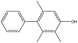 2,3,5-Trimethyl-4-phenylphenol Structure