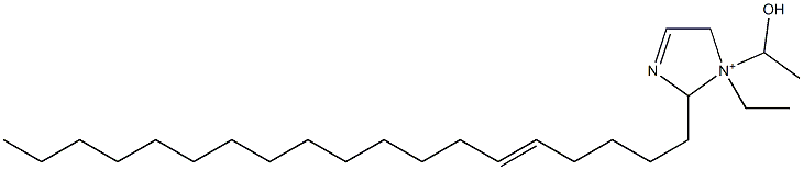 1-Ethyl-1-(1-hydroxyethyl)-2-(5-nonadecenyl)-3-imidazoline-1-ium Structure