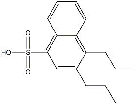 3,4-Dipropyl-1-naphthalenesulfonic acid Structure