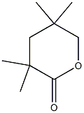 3,3,5-Trimethyl-5-methyltetrahydro-2H-pyran-2-one 구조식 이미지