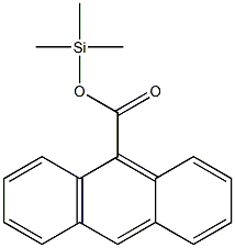 9-Anthracenecarboxylic acid (trimethylsilyl) ester 구조식 이미지