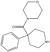 4-[(4-Phenyl-4-piperidinyl)carbonyl]morpholine 구조식 이미지