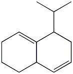 1,2,4a,5,6,7-Hexahydro-1-isopropylnaphthalene Structure