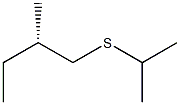 [S,(+)]-1-Methylethyl 2-methylbutyl sulfide 구조식 이미지