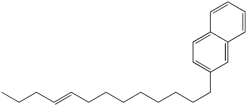 2-(9-Tridecenyl)naphthalene Structure