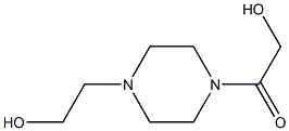 1-(Hydroxyacetyl)-4-(2-hydroxyethyl)piperazine Structure