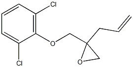 2,6-Dichlorophenyl 2-allylglycidyl ether Structure