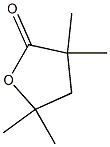 3,3,5,5-Tetramethyltetrahydrofuran-2-one Structure