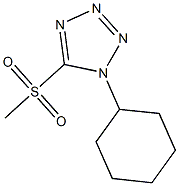 Methyl 1-cyclohexyl-1H-tetrazol-5-yl sulfone Structure
