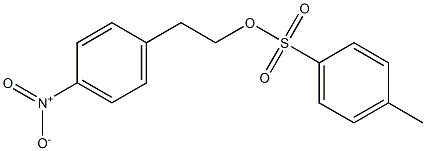 4-Methylbenzenesulfonic acid 4-nitrophenethyl ester Structure