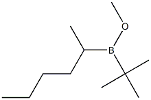 (1-Methylpentyl)tert-butyl(methoxy)borane Structure