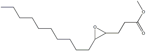 4,5-Epoxypentadecanoic acid methyl ester Structure