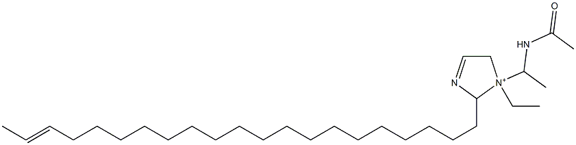 1-[1-(Acetylamino)ethyl]-1-ethyl-2-(19-henicosenyl)-3-imidazoline-1-ium Structure