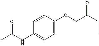 4'-(2-Oxobutyl)oxyacetanilide Structure