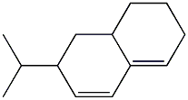 3,4,4a,5,6,7-Hexahydro-3-isopropylnaphthalene Structure