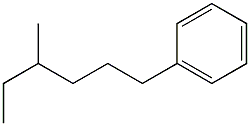 4-Methylhexylbenzene Structure