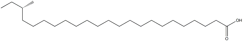 [S,(+)]-21-Methyltricosanoic acid 구조식 이미지