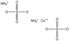 Diammonium copper(II) disulfate Structure